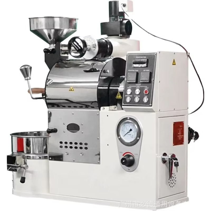 customize Best Quality Commercial 1kg 2kg Coffee Roaster Electric and Gas Heating Dual Fuel Machine