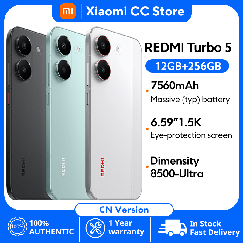REDMI Turbo 5 中国語バージョン 6.59 インチ 寸法 8500-Ultra 50MP Sony カメラ 5600mAh 100W 充電 IP69K 携帯電話