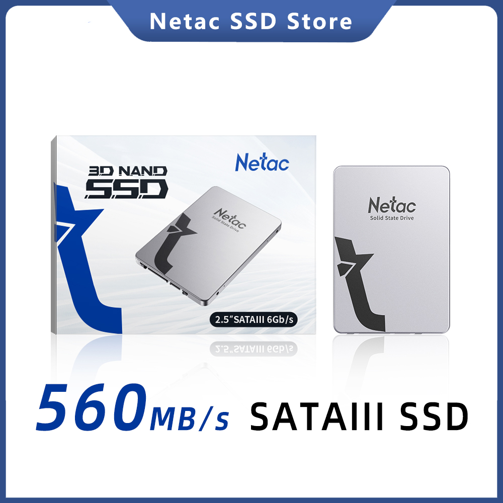 Netac SATA 2.5 インチ SSD 4TB 2TB 1TB 512GB 256GB 128GB Sata3.0 ハードドライブ PC デスクトップ ソリッド ステート ディスク メタルシェル付き