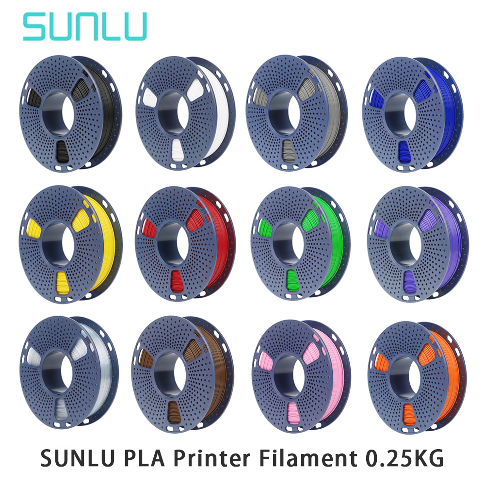 SUNLU PLA 3D プリンタ フィラメント 0.25KG / PC 耐摩耗性