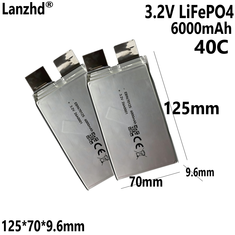 1-12 個 3.2V LiFePO4 バッテリー 40C 80C DIY 始動電源モデル飛行機バッテリー RV ボートセル 12V 24V パック 9670125
