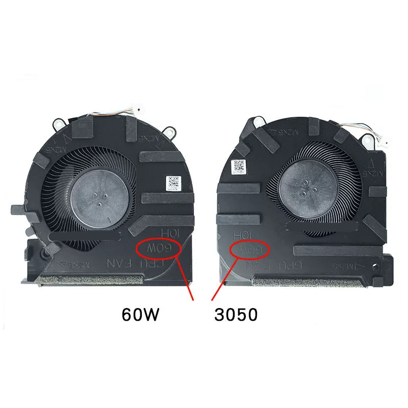 HP Victus 7/8 16-D 16-E TPN-Q263 Q264 M75721 M75723 M7572 80W 60W 用の新品純正ノートパソコン用CPU/GPU冷却ファン