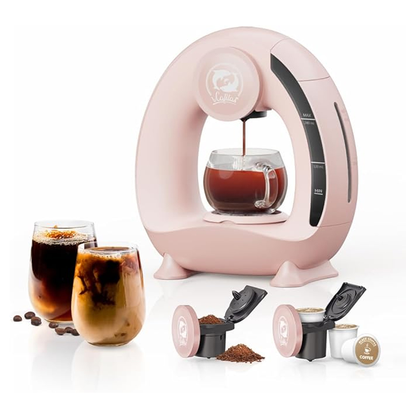 コーヒーメーカー K カップ挽いたコーヒーミニ Q アメリカーノ 2 で 1 ミニコーヒーメーカー/ティーメーカーコーヒーフィルター K カップアダプター