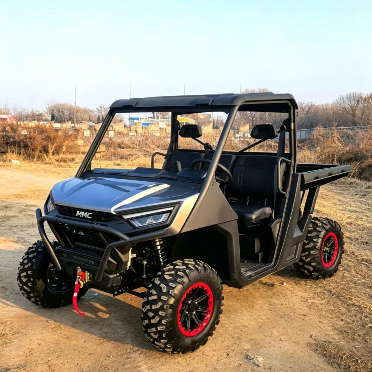 電動 4x4 4 人乗り UTV スクーター ゴーカート - ハイパワー オフロード ハンティング バギー ゴルフ カート ストリート 合法 屋外アクティビティ用