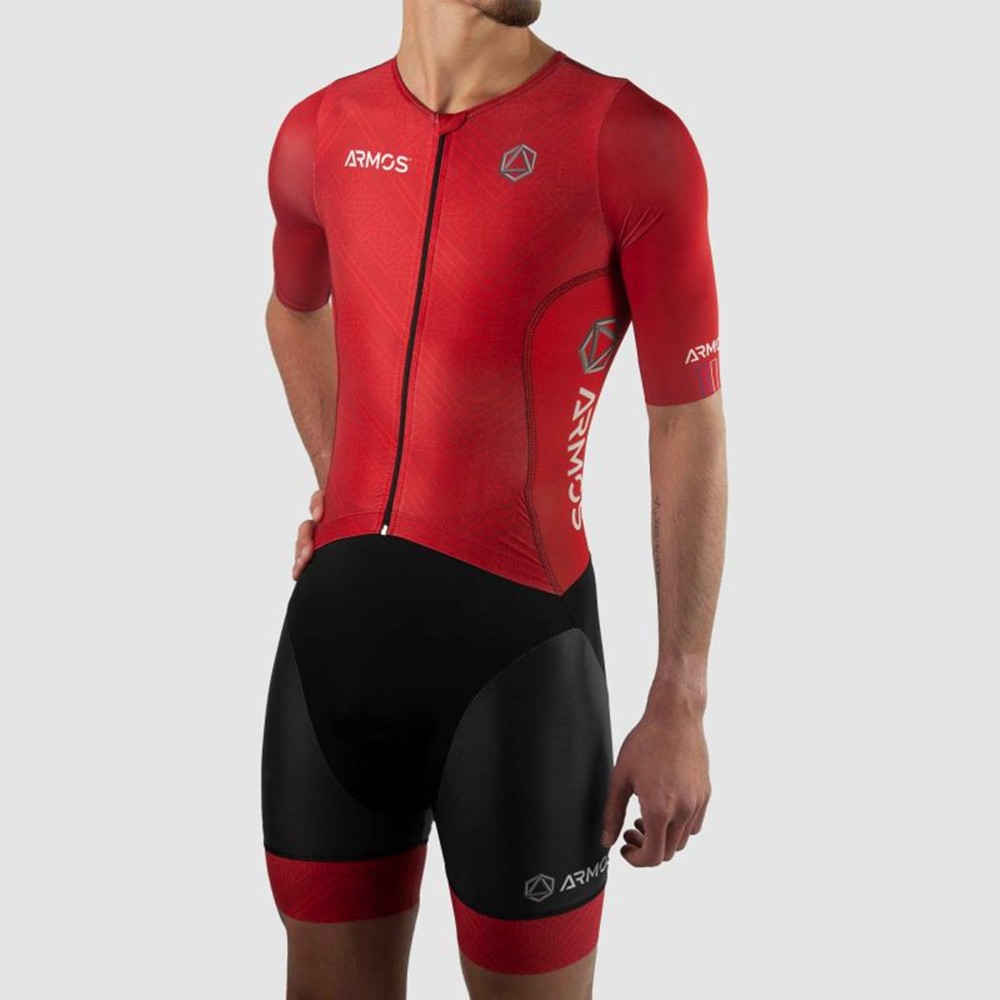 Sila 新しいメンズバイク Mtb トライアスリート服ランニングスポーツジャンプスーツインラインスケートライクラコンフォートサイクリング/ランニング/スケートスーツ