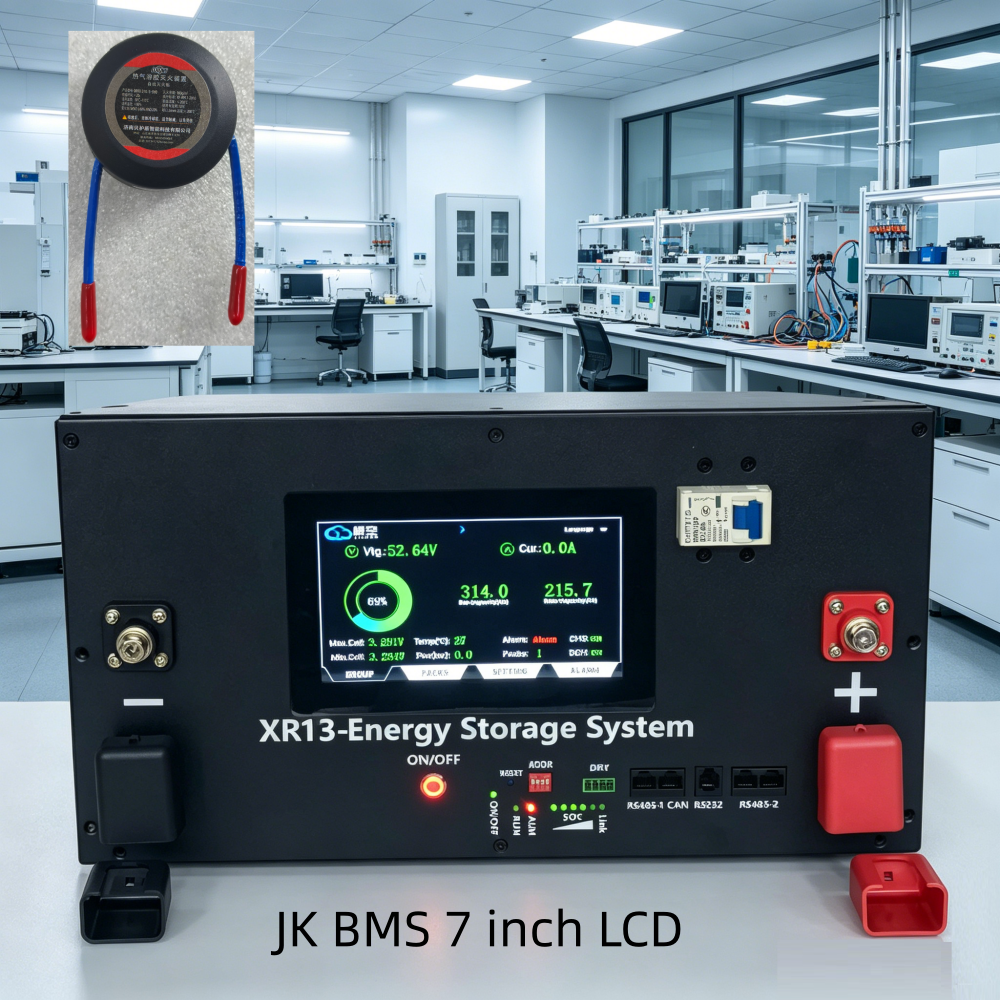 XR13 LiFePO4 バッテリーボックス DIY キット JK BMS 7 インチ LCD