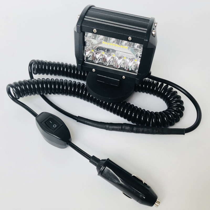 12V-24V 磁気シガーライターワークライトスポット/フラッドヘッドライト 4x4 コンボ LED ビームポータブルランタン 4WD SUV キャンプテントキャンプ用