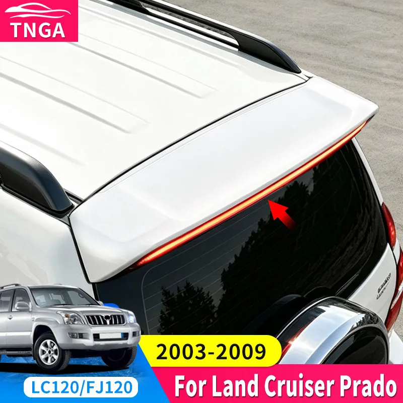 トヨタ 2003 2009 プラド LC120 120 リアトランクスポイラー LED ライト装飾空力外装車のチューニングスタイリングアクセサリー