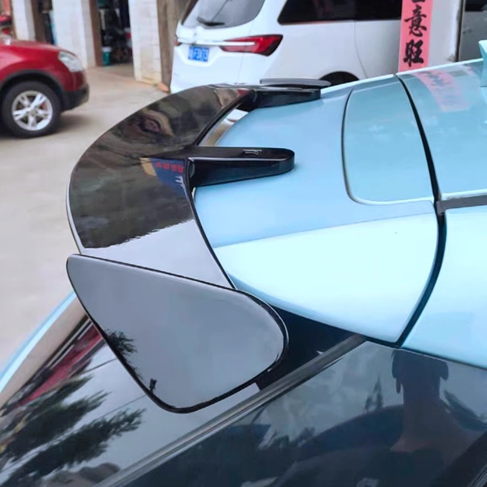 リアトランクリッド車スポイラーすべてのハッチバック SUV MPV モデル自動車尾翼 ABS プラスチック素材アクセサリー部品