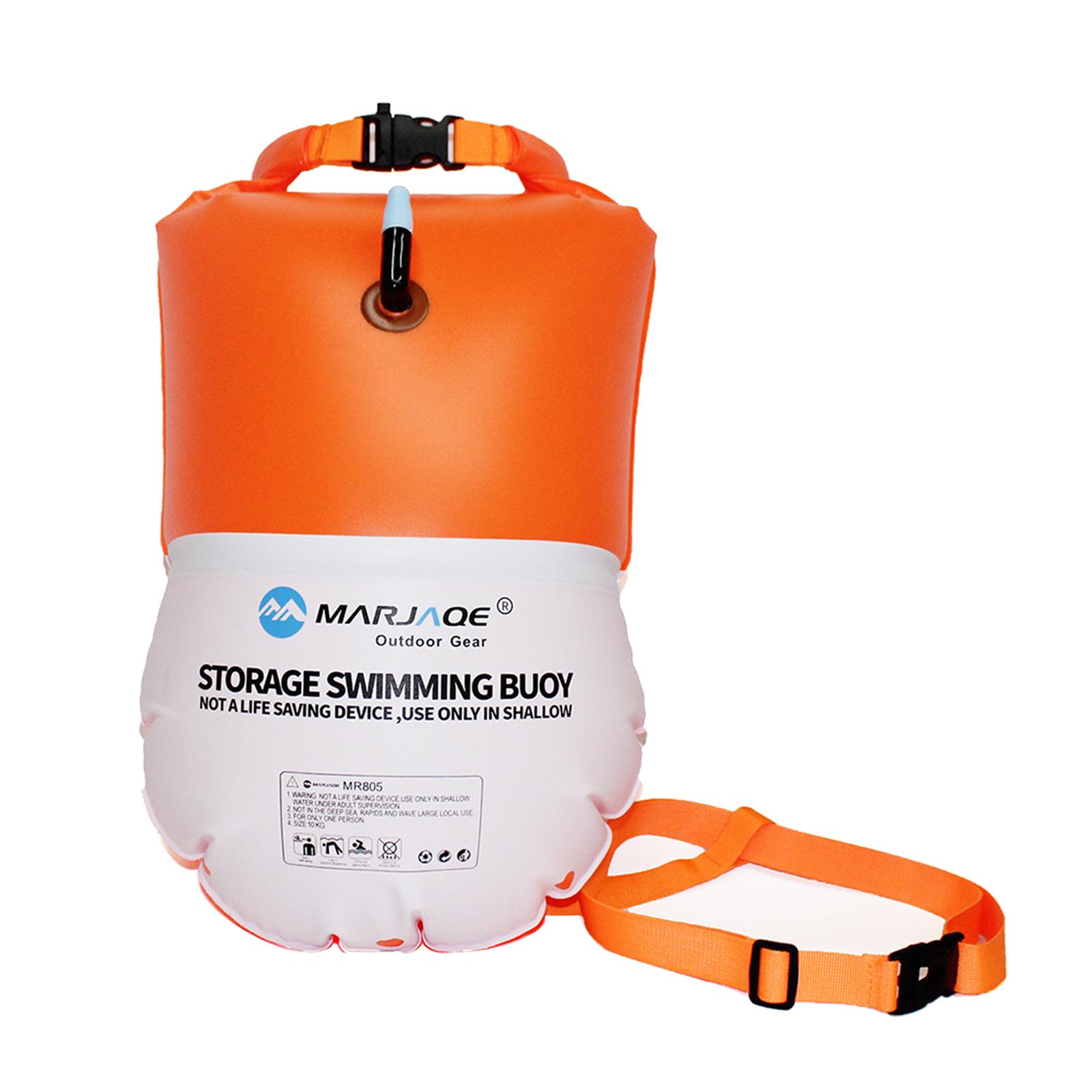 水泳選手やトライアスリート向けのSwim Bouy、水泳トレーニング、シュノーケリング用の水泳用フロートインフレータブルドライバッグ