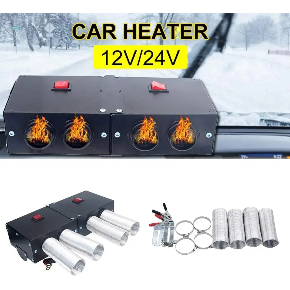 静かな動作と均一な熱分布を備えた車内用高効率 500W 電気ヒーター トラック キャンピングカー