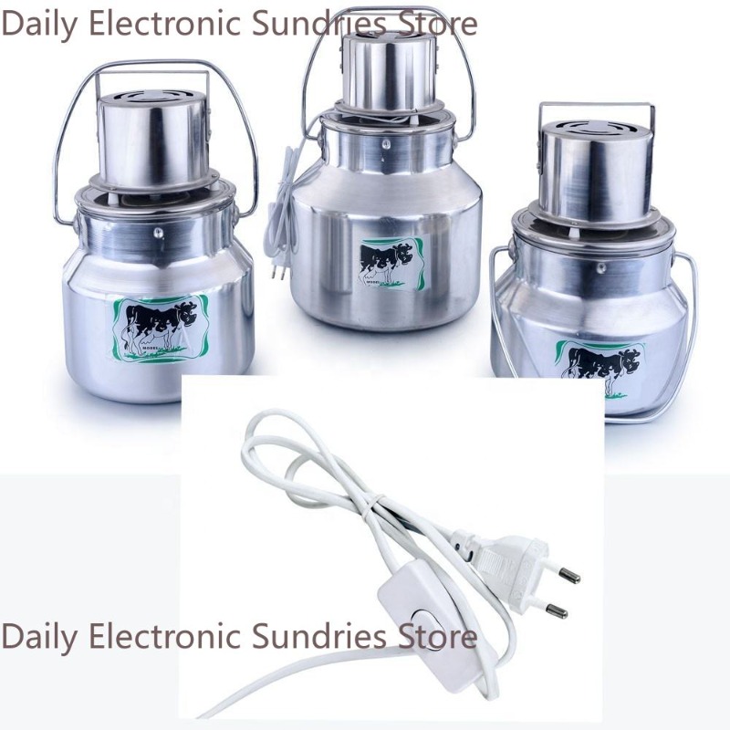 電動バターチャーン＆ミルクミキサー（アルミ製、食品グレードのステンレス製蓋付き）