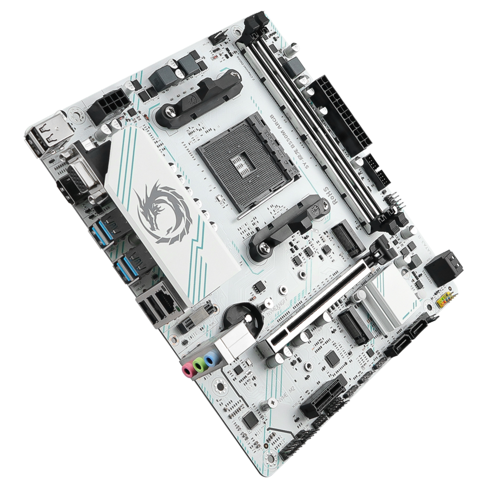 AMD B550M PC ゲーミングマザーボード AM4 SOYO デュアル DDR4 コンピュータ 64 ギガバイト PCIE4.0x16 HDMI2.0 VGA 2*M.2 NVME SATA3.0 キット xeon USB3.0 HDMI