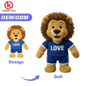 Kinqee カスタムライオンキーホルダーぬいぐるみOEMぬいぐるみマスコットペンダントぬいぐるみソフトぬいぐるみカスタムぬいぐるみキーホルダー