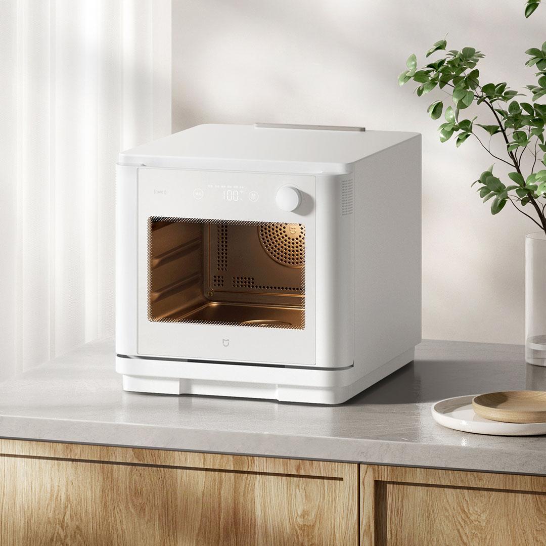 Xiaomi Mijia インテリジェント蒸しとオーブン 20L ホワイト多機能 Mijia アプリホワイト MKX04M スチーム電子レンジコンビオーブン