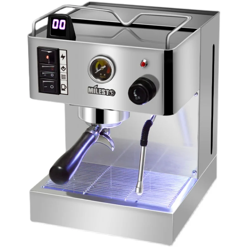 9Bar EM-18 三世代のイタリア製半自動​​コーヒーマシン エスプレッソコーヒーマシン プロフェッショナルポンプ付き 家族向け