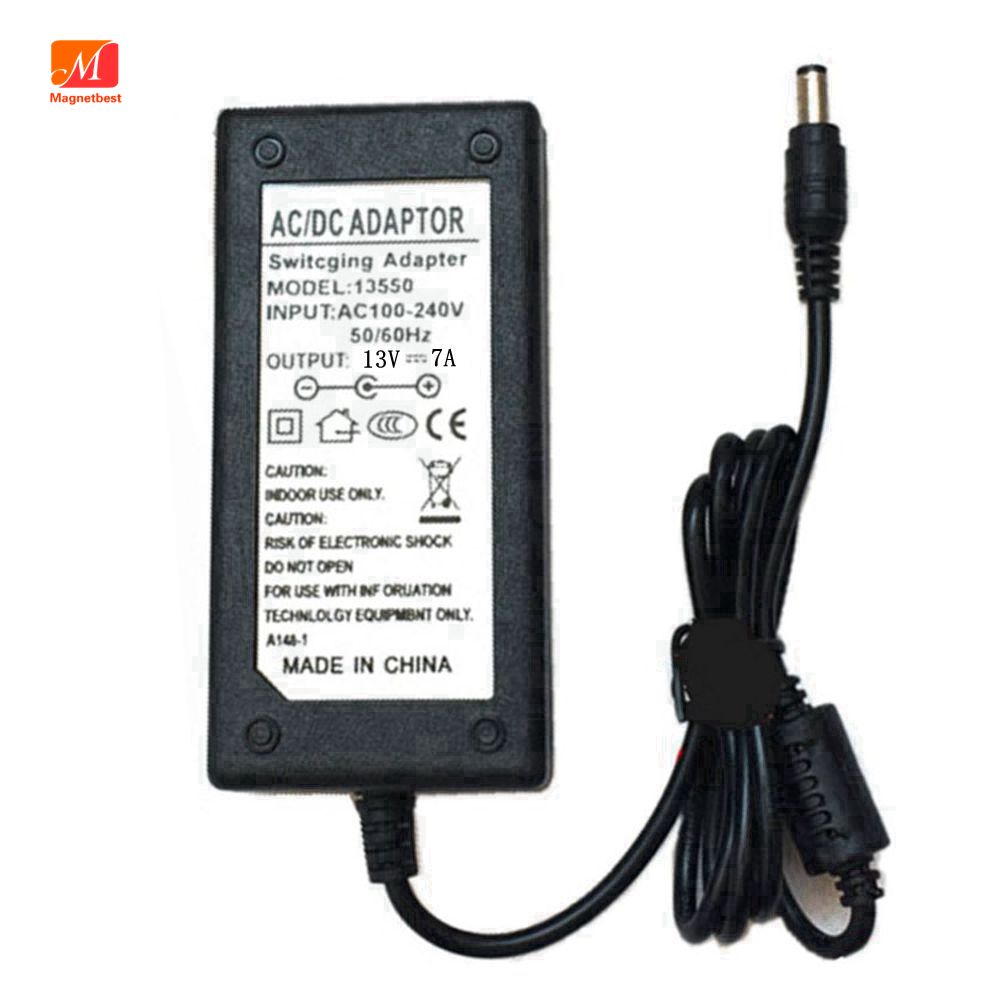 13V 7A 13 ボルトアダプタ充電器 AC DC トランススイッチング EU 米国 AU 英国ケーブルコード電源 5.5*2.5 ミリメートルコンバータ