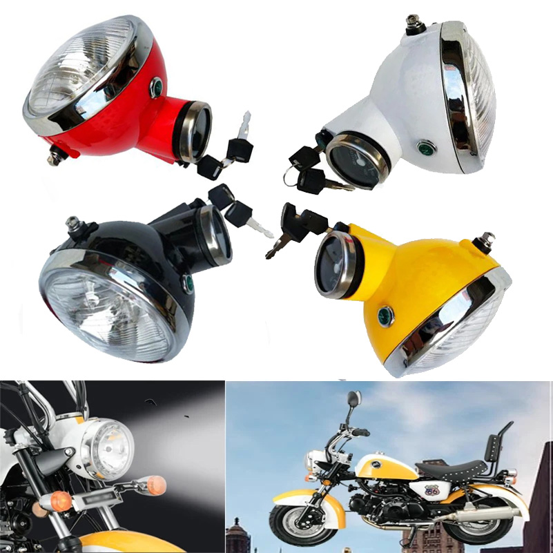 ヘッドライトヘッドランプヘッドライトアセンブリベルトオイルホンダゴリラ Z50 Z50A Z50J Z50R Z50J Z110 Z125 ミニトレイルバイク