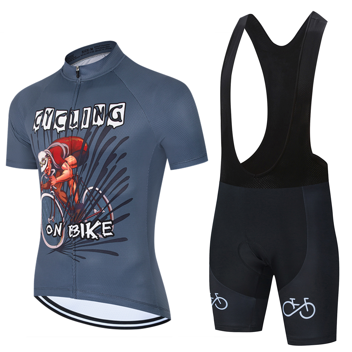 サイクリング服 Mtb 男性衣類機器男プロフェッショナルシャツショーツ男性ジャンパー夏バイクジャージよだれかけ男性の Tricuta