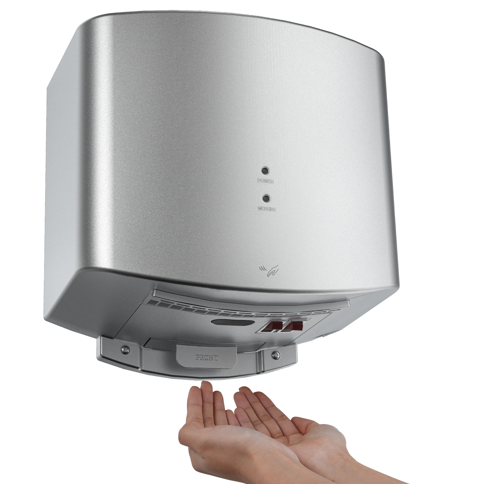 SucceBuy ヘビーデューティ業務用ハンドドライヤー 1400 ワット自動高速温風ハンドブロワー内蔵フィルタースポンジ家庭用