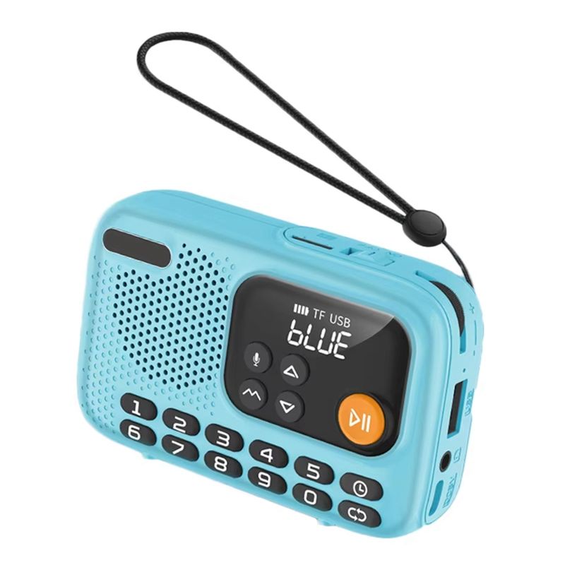 フルポータブル FM ラジオワイヤレス Bluetooth スピーカーレコーダー画面なしサポート TF カード U ディスク Forhome 屋外 B