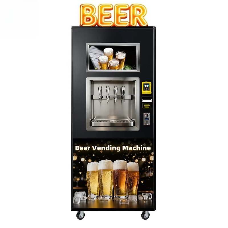 ホテルおよびCBD向けにカスタマイズされた大量注文商業ビール自動販売機セルフサービス無人
