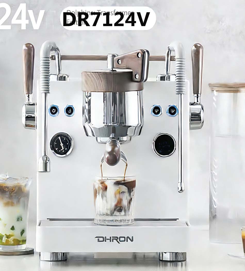 DHRON 7124V Haiyan エスプレッソコーヒーマシン、フル