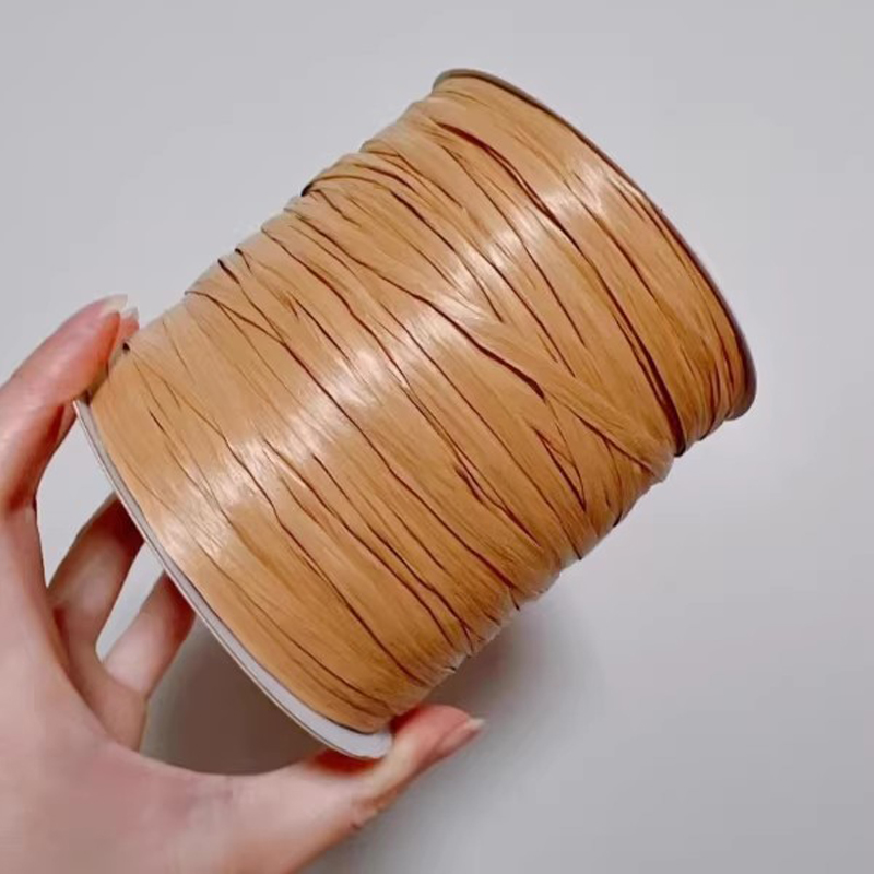 ホット 330 グラム 600 メートルマットラフィア糸人工植物繊維かぎ針編み糸 DIY ニット麦わら帽子ハンドニット糸 X4555