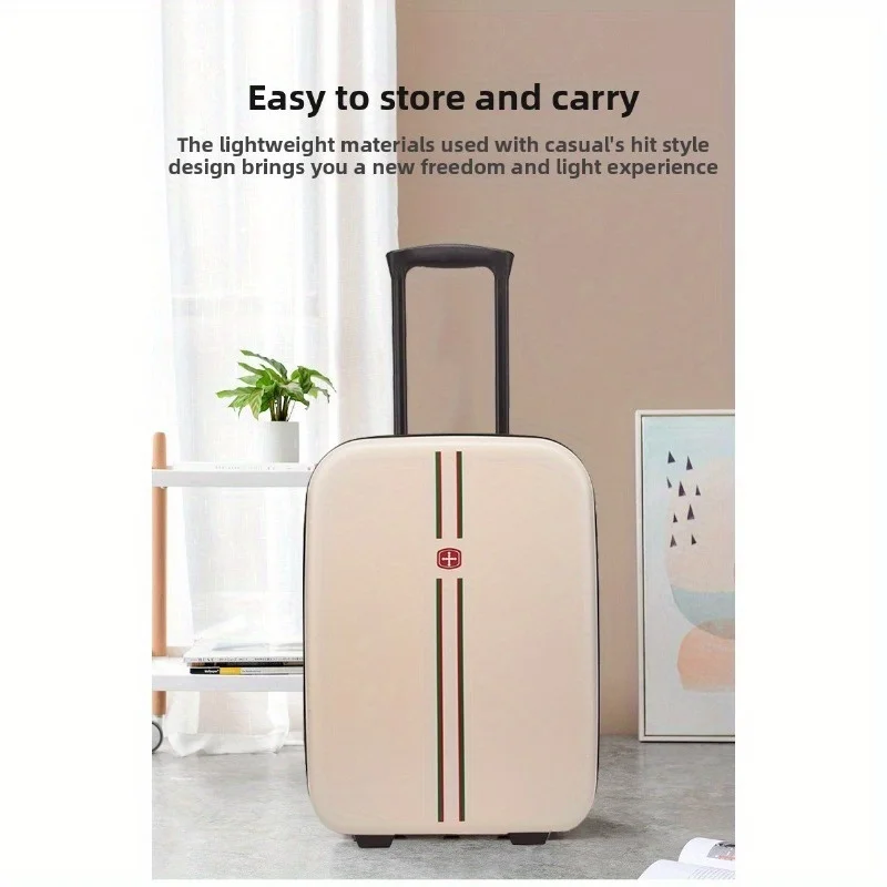 新しい折りたたみ可能な機内持ち込み荷物 20 インチ 24 インチの軽量スーツケース旅行ビジネスコンパクト折りたたみ荷物