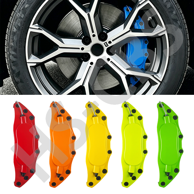 4 個金属車のブレーキキャリパーカバー防塵保護ディスクシェルアウディ Bmw メルセデスベンツ VW フォルクスワーゲンプジョーアクセサリー