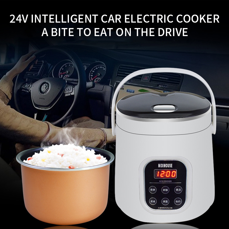 電気炊飯器単二層 12 24V ノンスティックスマート機械式マルチクッカー家庭用蒸し炊飯鍋