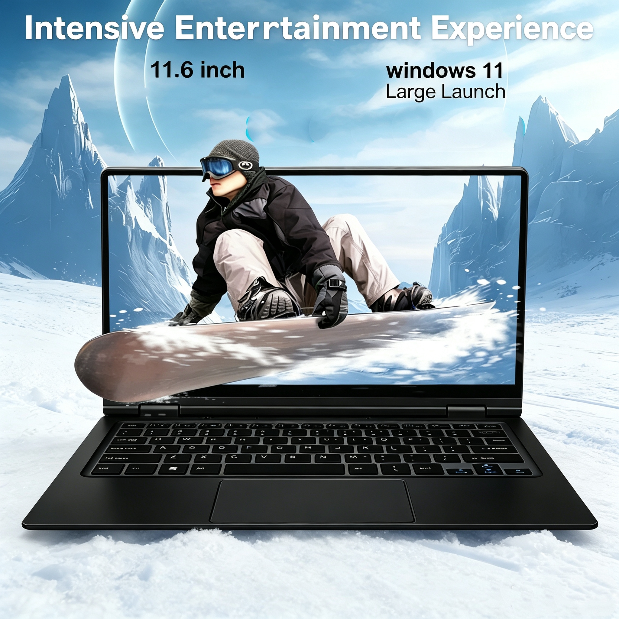 AKPAD 2 で 1 ラップトップ 11.6 インチタッチスクリーン 8 ギガバイト RAM 128 ギガバイト 256 ギガバイト 512 ギガバイト 1 テラバイト SSD インテル N4020 ブラックタブレット PC ポータブルノートブック