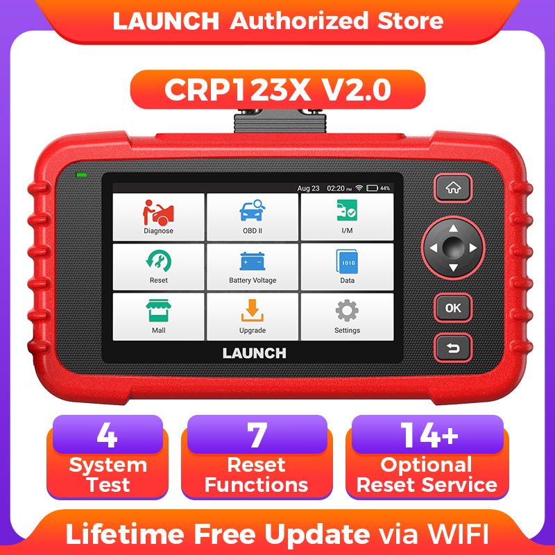 LAUNCH X431 CRP123X V2.0 車 OBD2 診断ツール Obd2 スキャナー エンジン ABS エアバッグ SRS AT コードリーダー無料アップデート自動車ツール