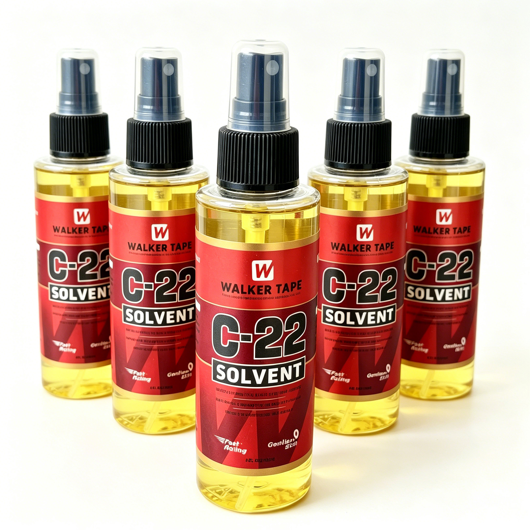 ウォーカーテープ C-22 溶剤 4 オンス/12 オンス スプレー接着剤リムーバー レースウィッグヘアシステムテープ接着剤 肌に優しい速効性