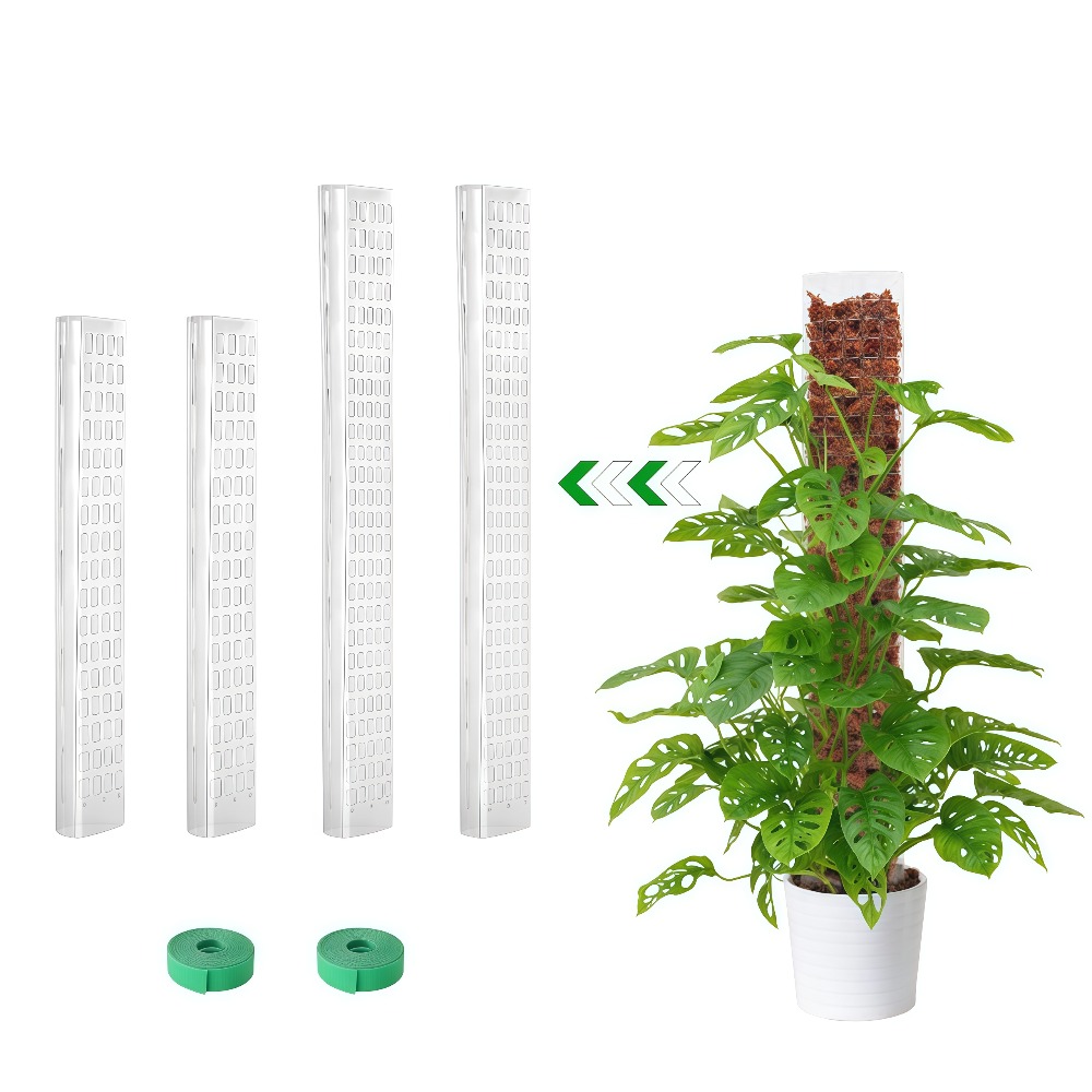 苔ポールプラスチック植物スタンド屋内つる性植物ガーディアン家庭教師ポット苔スティック植物の成長のためのガーデンサポートアクセサリー