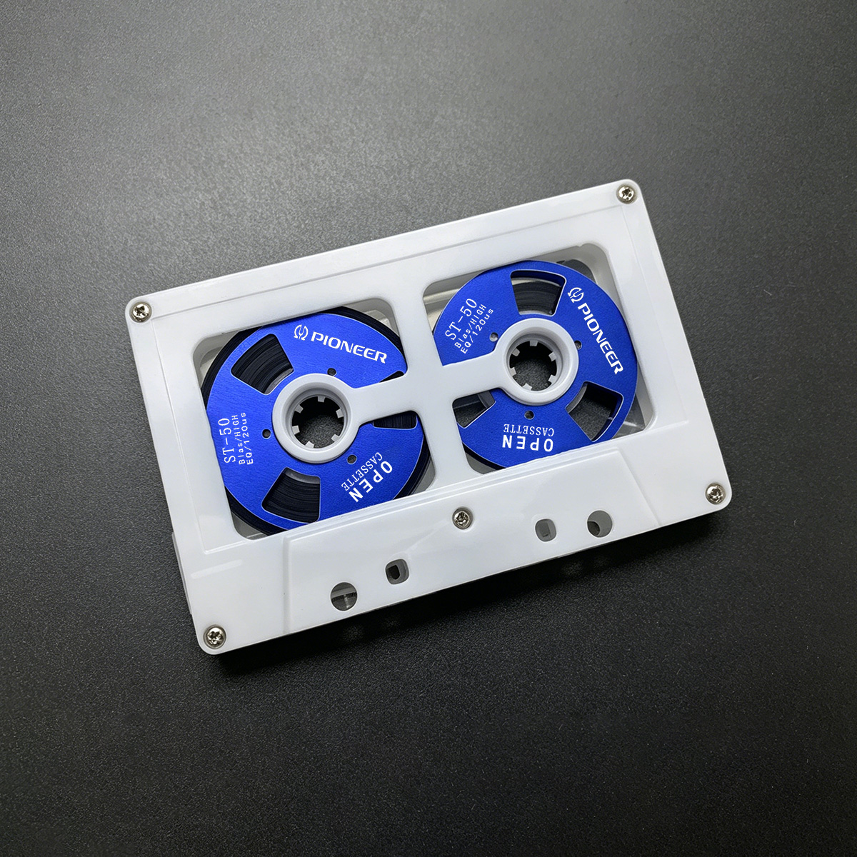 新しいオーディオカセットメタルリールツーリールカセット50分ブランクテープHIFI音楽カセットウォークマン録音用