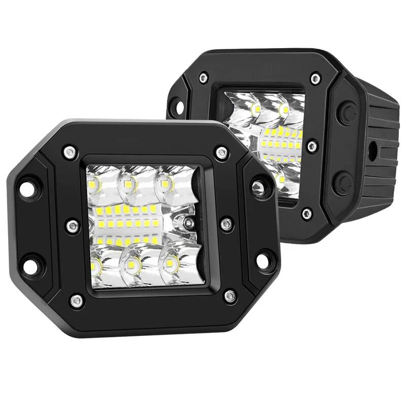 5 "オフロード 4X4 SUV 4Wd ATV UTV ジープバンパー補助フォグランプトラックフラッシュマウント LED ポッド駆動作業灯トレーラー自動バン