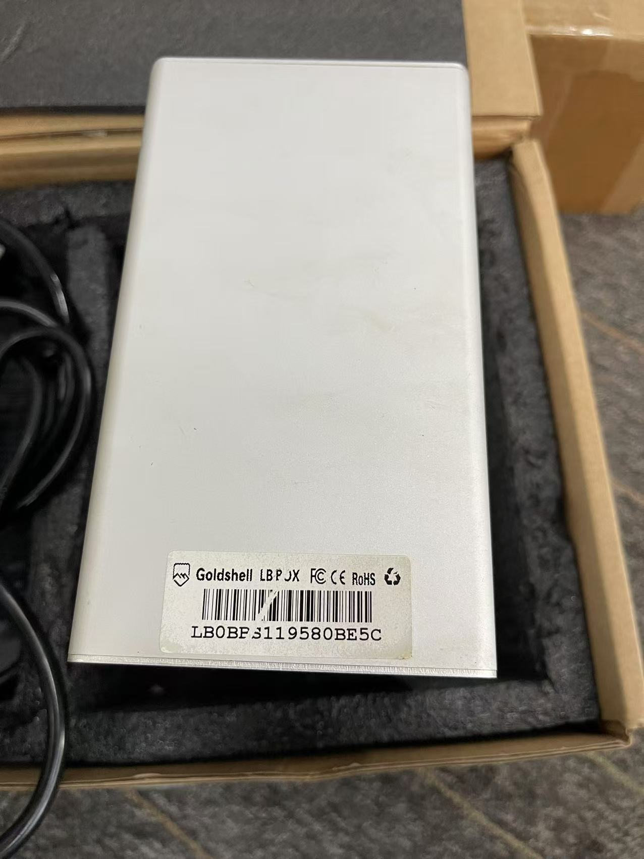 中古ゴールドシェル LB ボックス 175 グラム 162 ワット Asic マイナー LBRY マイナービットコインマイニングマシン電源ユニットハードウェア機器