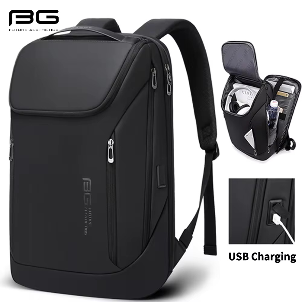 Bange USB 充電防水ラップトップバックパック 17 コンピュータバッグ旅行ビジネスハイキングバックパックスクールバックパック Mochila 男性のための