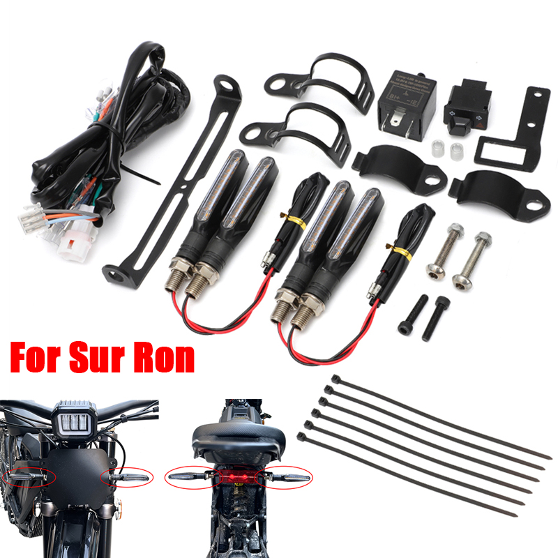 プラグアンドプレイストリートリーガルウインカーキット Sur Ron Segway X160 X260 Talaria Sting Dirt Bike ATV Electric Bike用