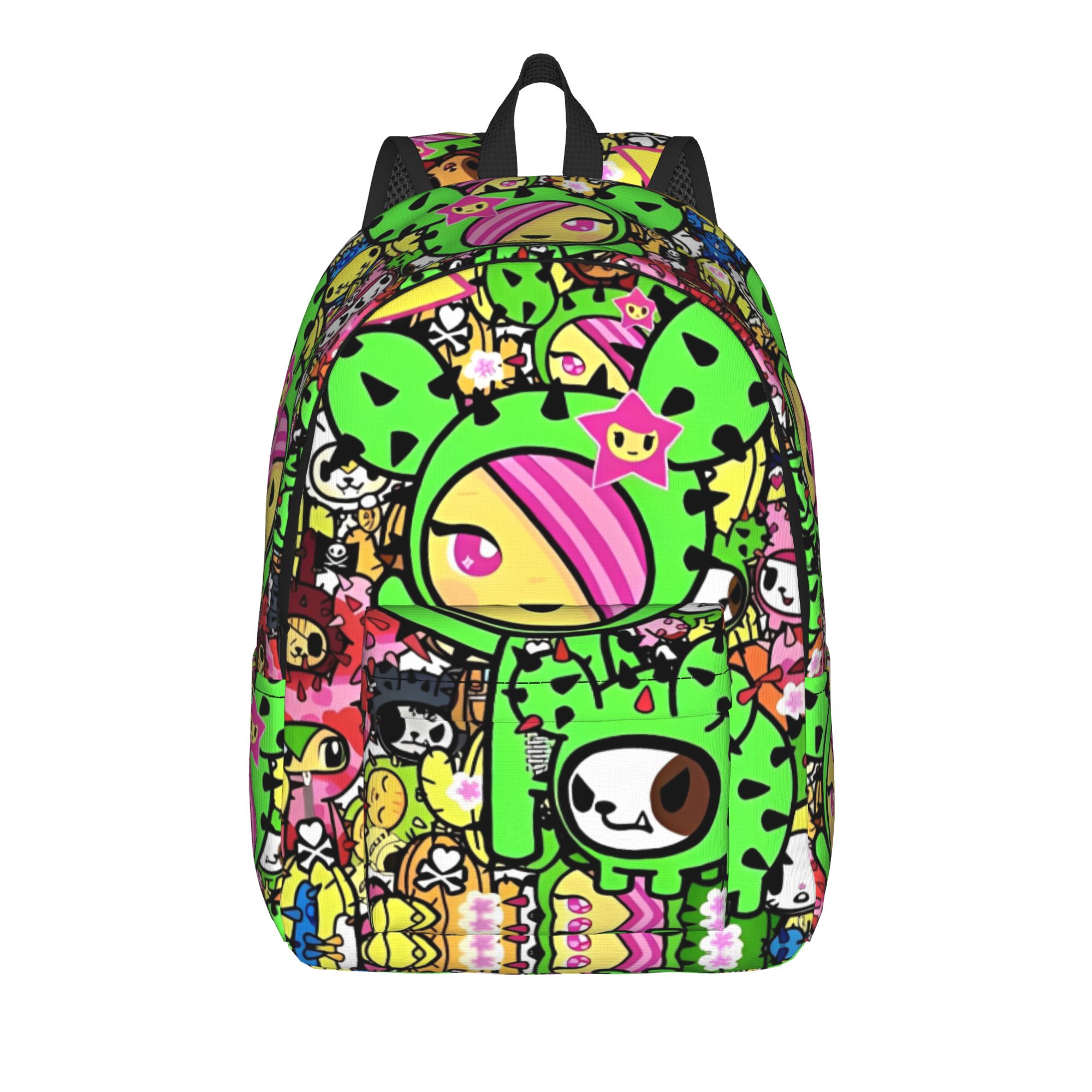 Tokidoki かわいいドヌテラサンディ Unicorno バックパックティーン大型バックパックポリエステルエレガントなスクールバッグキャンプデザインリュックサック