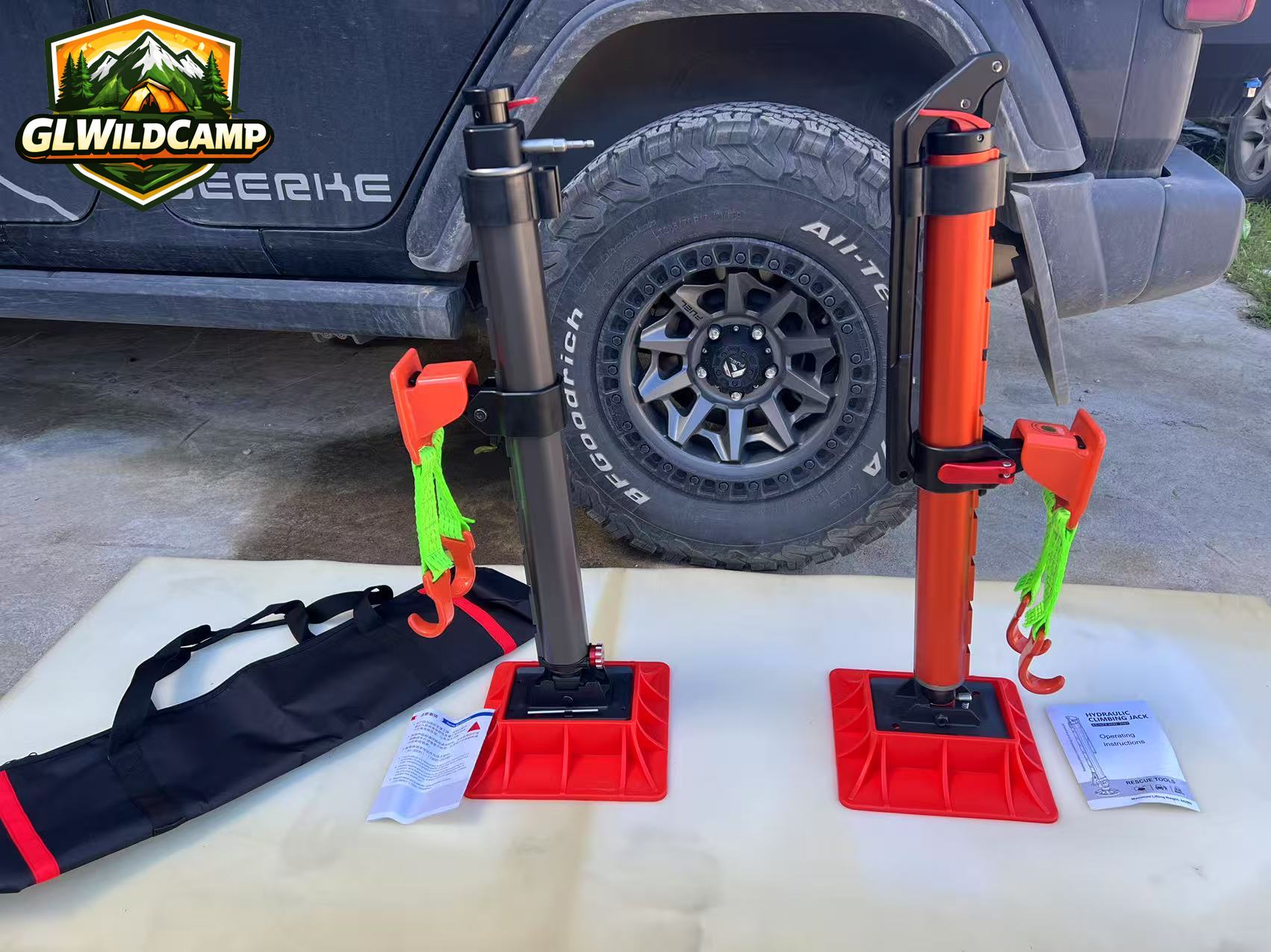 ヘビーデューティポータブル手動油圧ジャッキ車の修理 4x4 オフロード SUV ユニバーサル部品アルミ合金鋼強化ハイリフト