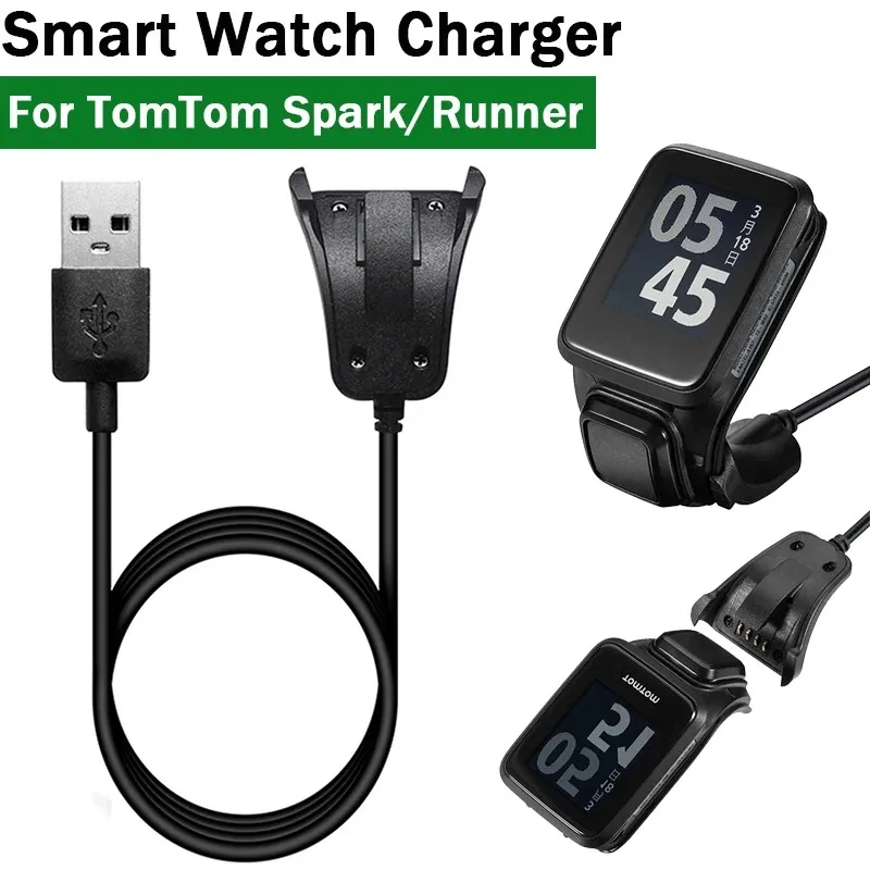 TomTom Adventure ゴルファー 2 用時計充電器 TomTom ランナー/スパーク/2/3/カーディオ/カーディオ音楽/音楽 USB 充電コード充電ドック