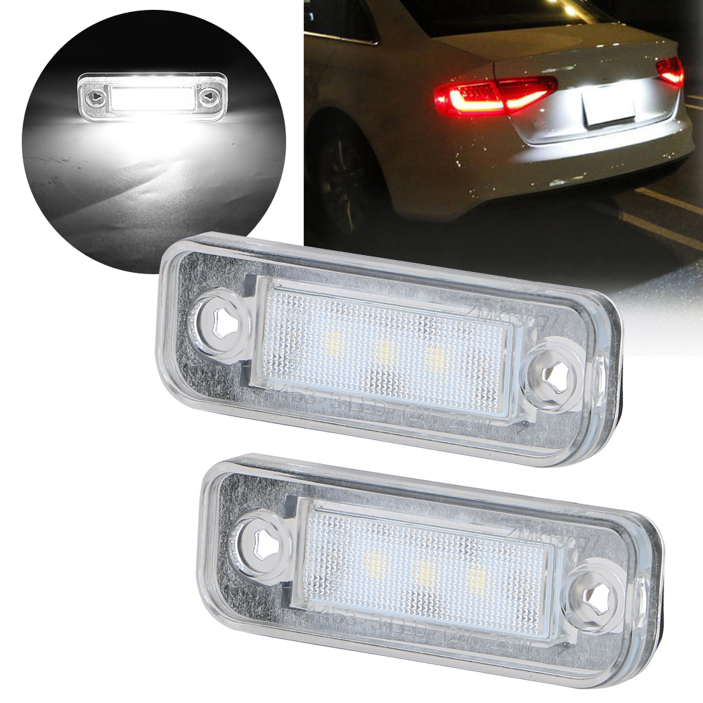 12V メルセデスベンツ W203 W211 C219 R171 CLS SLK 車のナンバープレートライトリア信号ランプ照明自動車アクセサリー