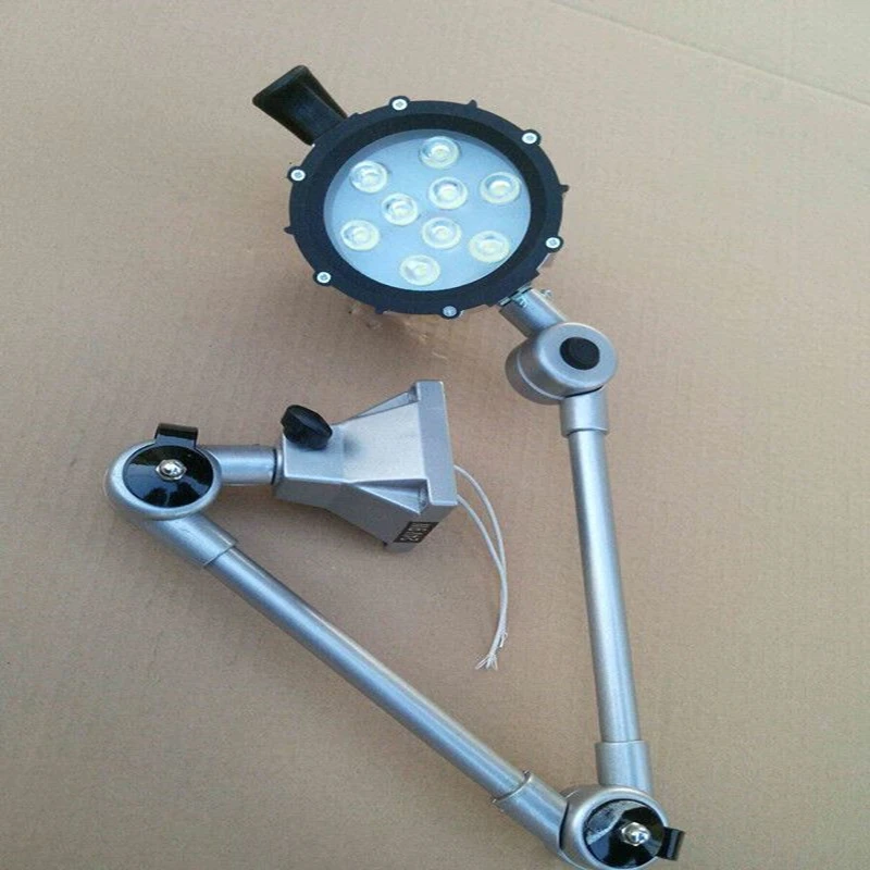 LED 5 ワット/7 ワット/12 ワットロングアーム防水防塵 CNC 工作機械ランプ 24 V/220 V フライス/旋盤/スパークマシンランプ産業用