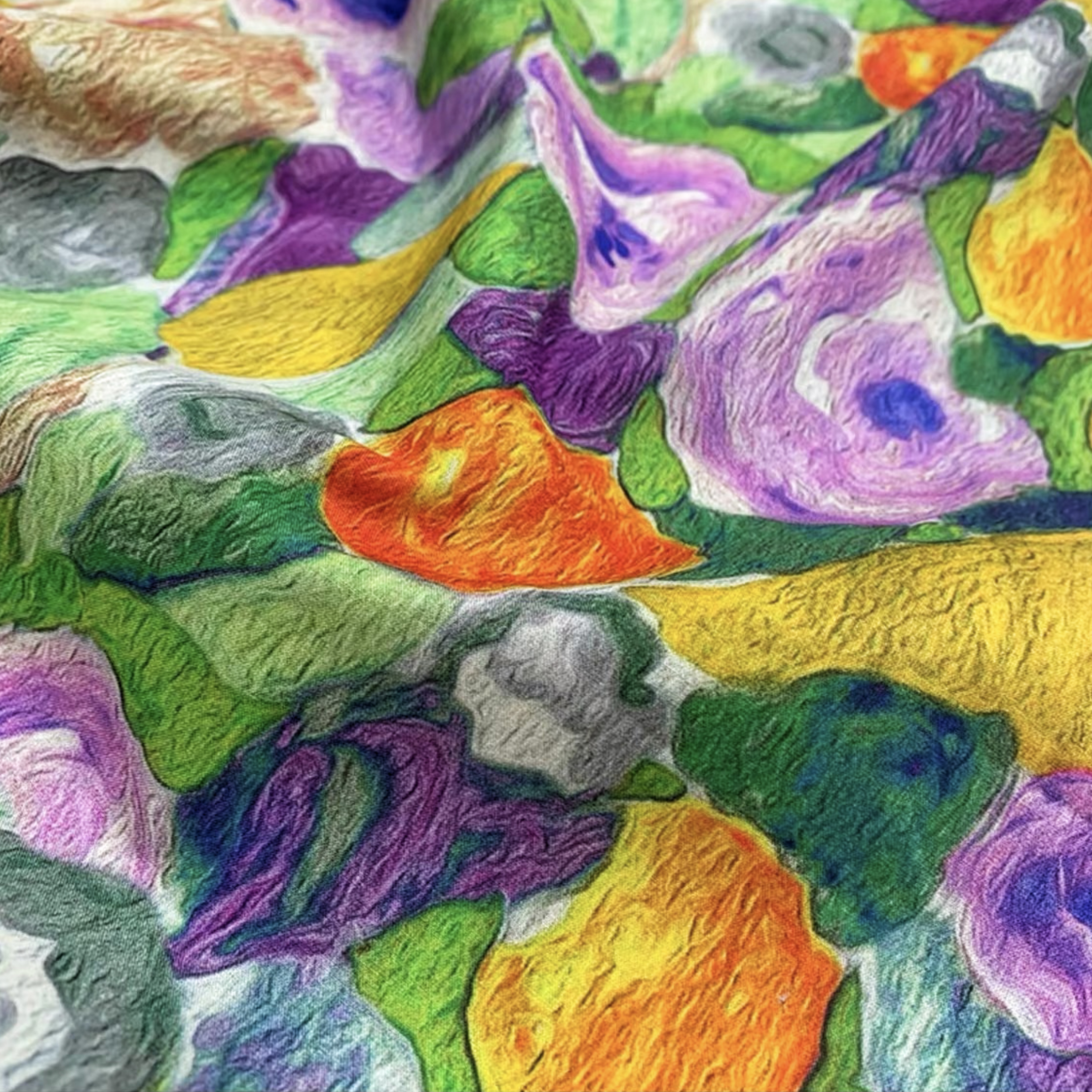 新しい 60 s 抽象油絵綿ポプリン生地デジタル印刷手作り DlY ドレス人形シャツ半身スカート
