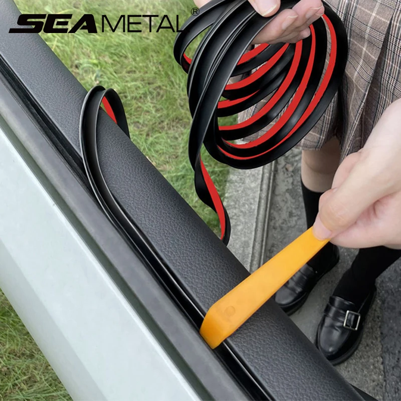 SEAMETAL 車の窓シールストリップ V 形状車のサイドウィンドウシールストリップゴムシールフィラー遮音材ウェザーストリップシーラント