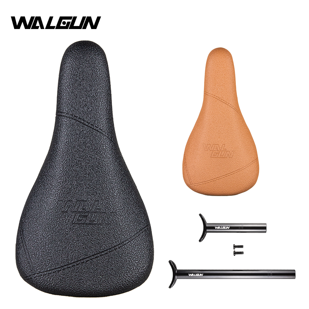WALGUN BMX サドル ピボタル シートポスト ダート ジャンプ クルーザー MTB 自転車サドル レザー フリースタイル レーシング ダウヒル バイク サドル BMX 用
