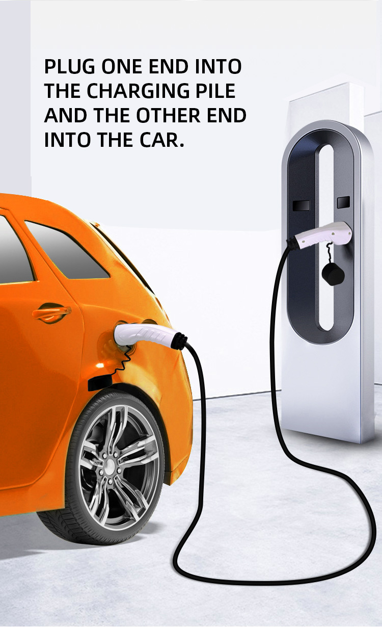 IEC62196 EV ケーブル EV 充電ケーブル電気自動車充電器タイプ 2 からタイプ 2 16A/32A EV 充電ケーブル