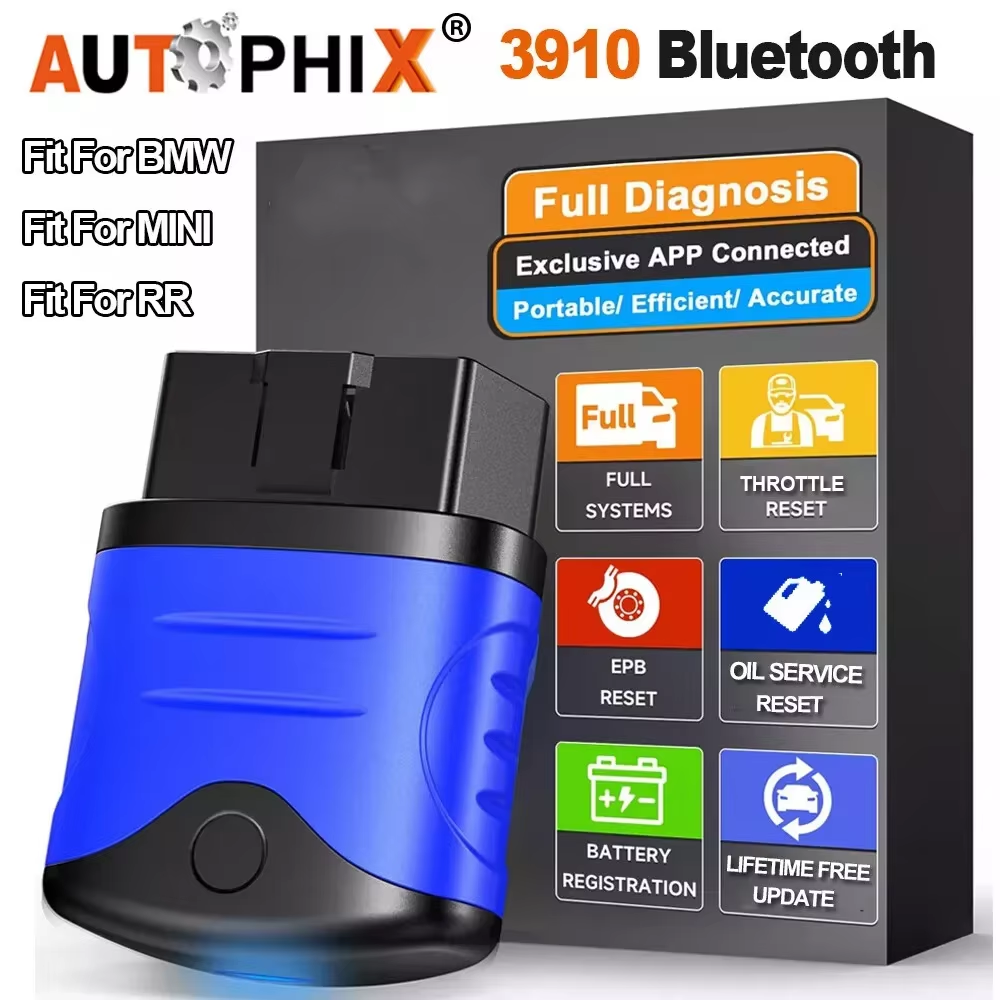 AUTOPHIX 3910 Bluetooth OBD2 スキャナエンジンコードリーダー EPB OBD 2 診断スキャナ IOS Android 車診断スキャンツール